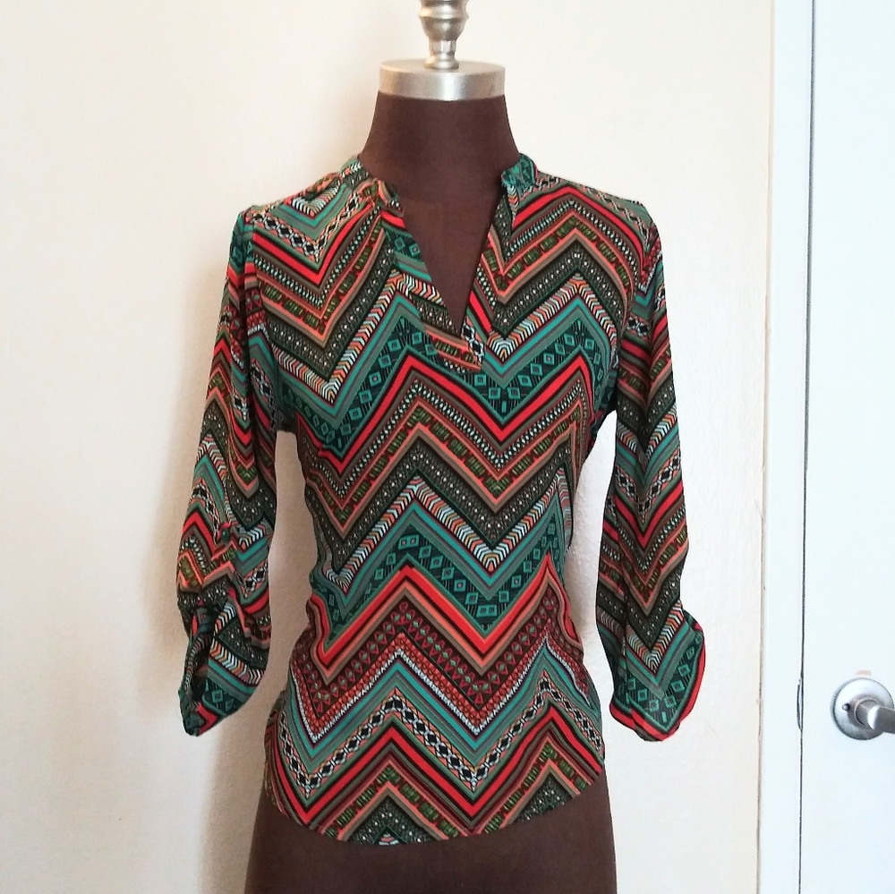 Blouse_Pink Rose | size M - Picture 2 of 6